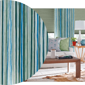 Our selection of window treatments are unparalleled. Shop shutters, blinds, drapes, and shades from Lake Interiors today.